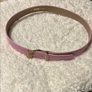 St. John Pink Leather Belt